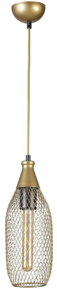 Φωτιστικό Οροφής Rio 941RTN1247 Φ12x70cm 1xE27 40W Gold Opviq