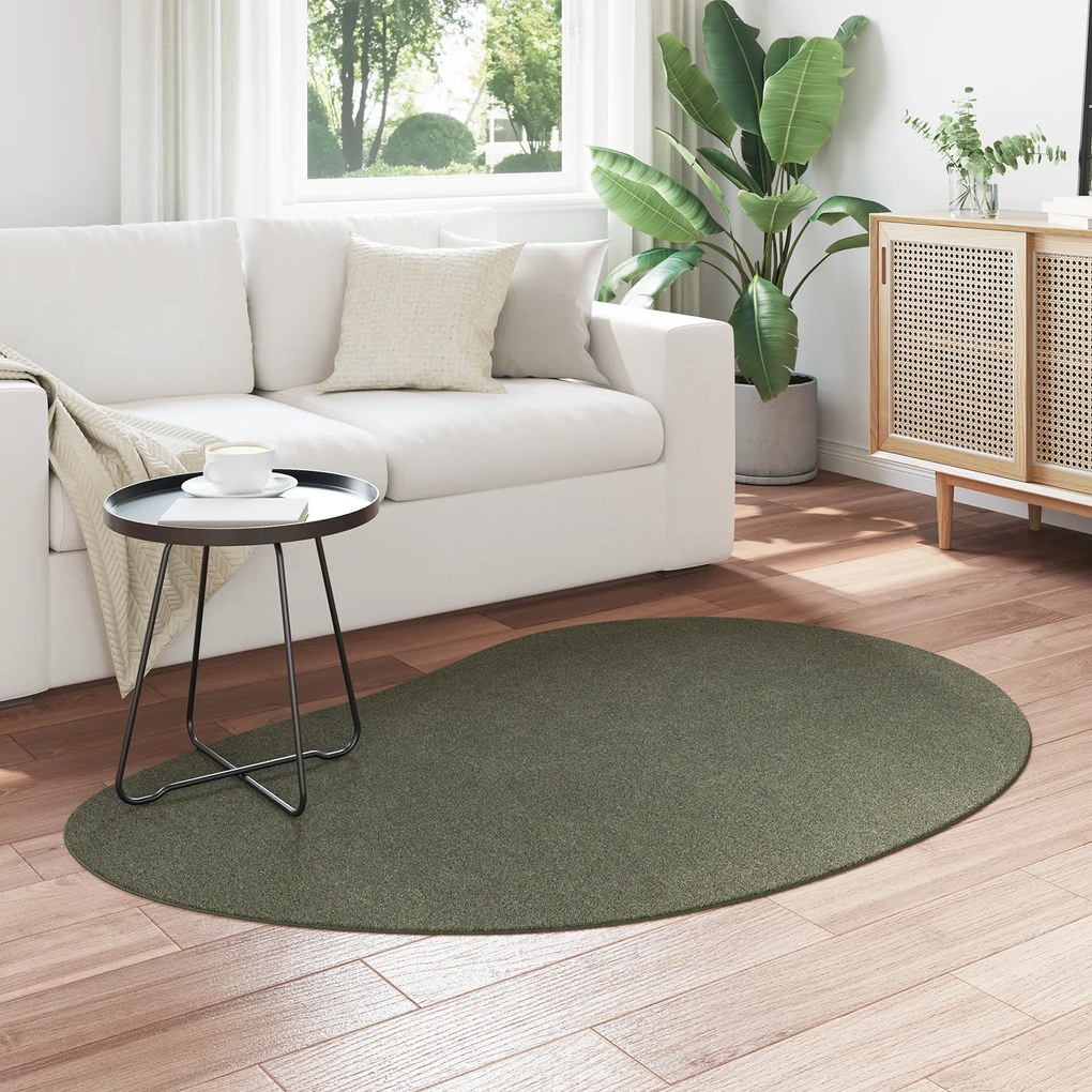 vidaXL Χαλί περιοχής  Δάσους Πράσινου 120x170 εκ. Πολυεστέρα Μη ολισθηρό