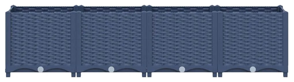vidaXL Ζαρντινιέρα 160 x 40 x 38 εκ. από Πολυπροπυλένιο