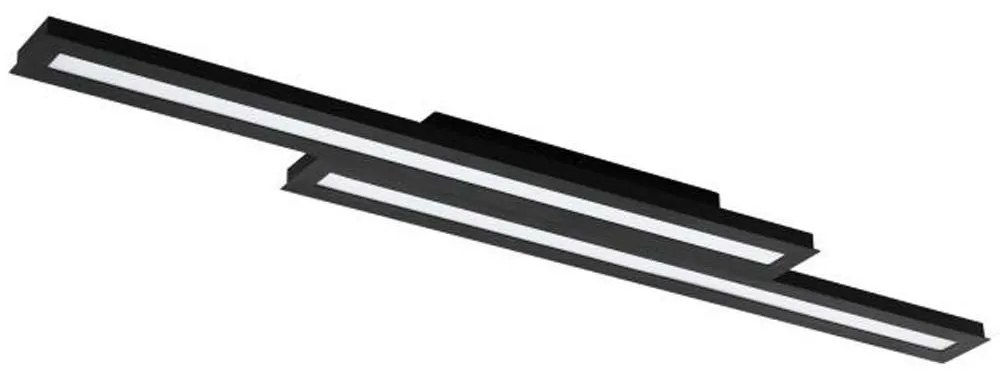 Φωτιστικό Οροφής-Πλαφονιέρα 99411 Saliteras-C Led Black-White Eglo Metal, Plastic