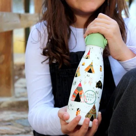 COOL BOTTLES Ανοξείδωτο παγούρι Ινδιάνοι 260ml