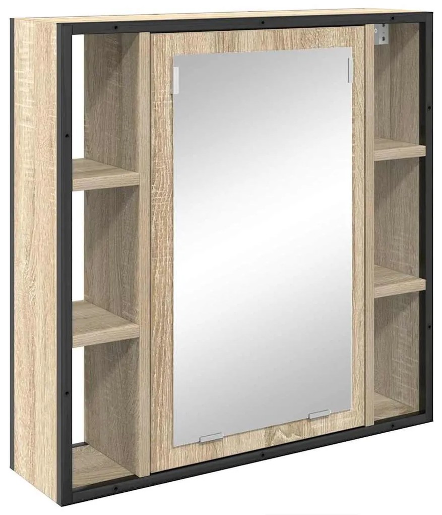vidaXL Σετ Επίπλων Μπάνιου 3 pcs Sonoma Δρυς 33 x 33 x 185.5 εκ