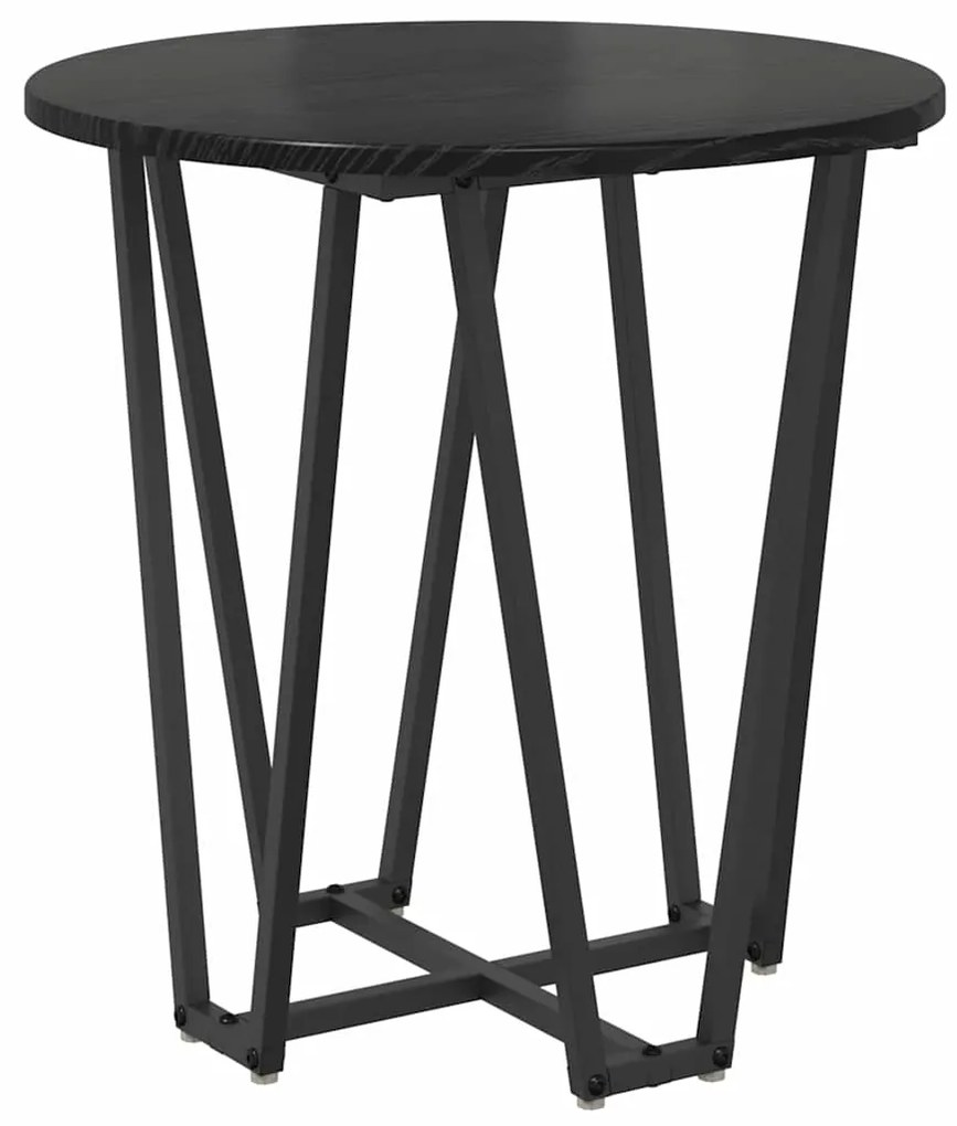 vidaXL Σετ βοηθητικά τραπεζάκια 2 pcs Μαύρη Οξυά