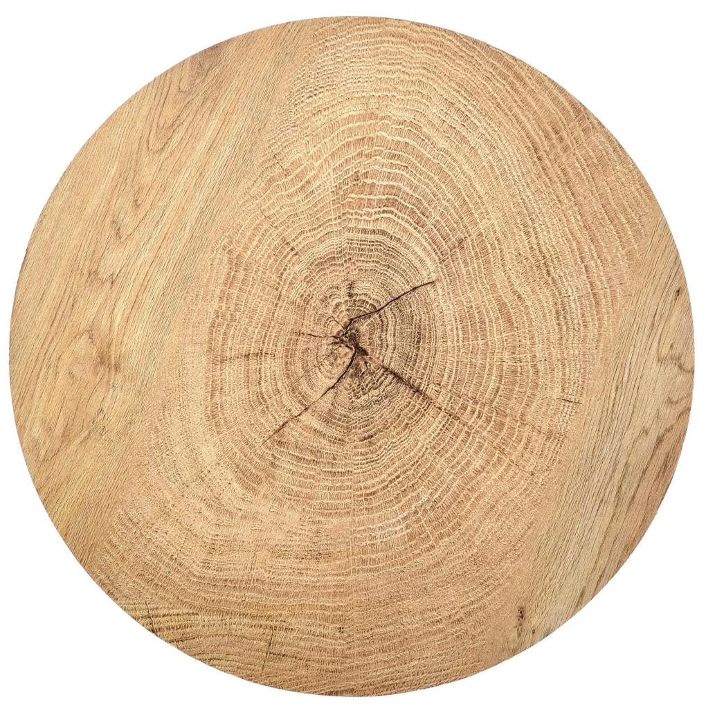 BROOKLYN-S c. table natural oak / black DIOMMI V-CH-BROOKLYN-S-LAW