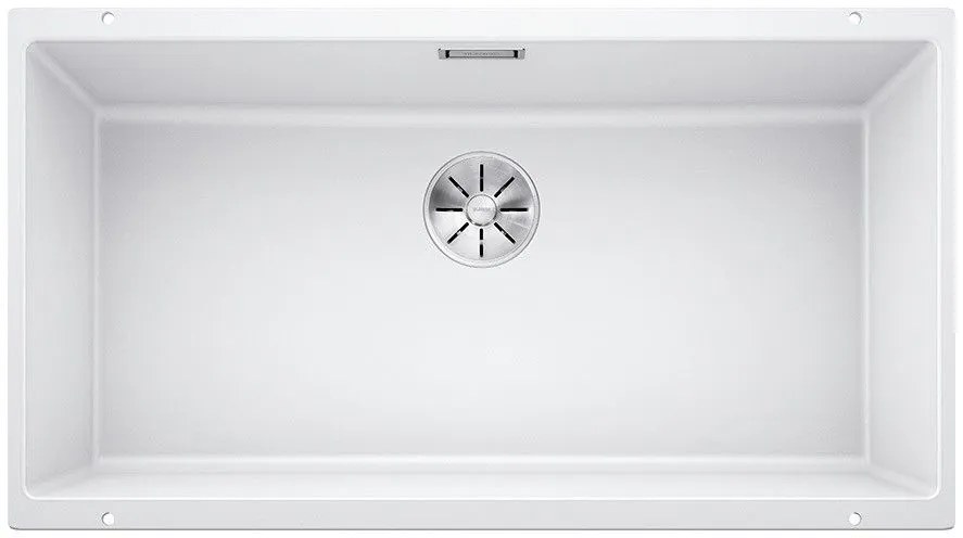 Blanco Subline 800-U White SILGRANIT® PuraDur® Γρανιτένιος Νεροχύτης 90cm