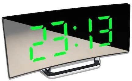 Επιτραπέζιο Ψηφιακό Ρολόι με Ξυπνητήρι με Πράσινα Ψηφία DT-6507