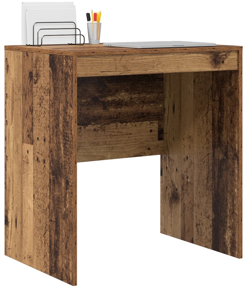 vidaXL Γραφείο Γραφής Παλιό ξύλο MDF 70 x 50 x 76 εκ. Απλό