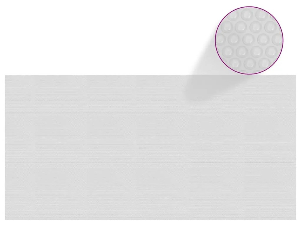 vidaXL Κάλυμμα Πισίνας Ηλιακό Γκρι 600x300 εκ. από Πολυαιθυλένιο