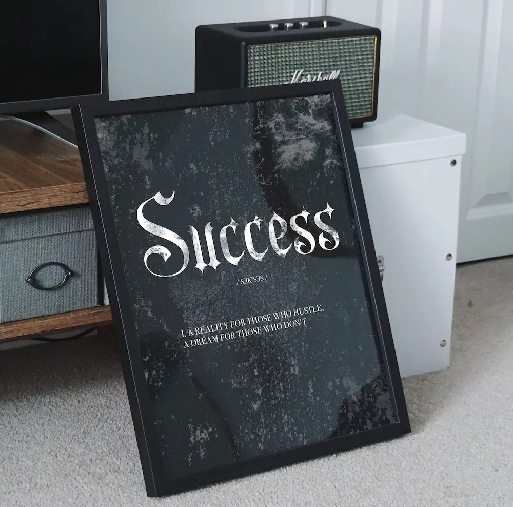 Ξύλινο Κάδρο Success 30x40cm SNK61