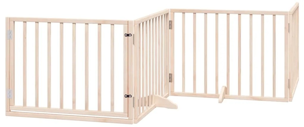 vidaXL Διαχωριστικό Σκύλων/Πόρτα Πτυσσόμενο 10 Πάνελ 800εκ Ξύλο Λεύκας