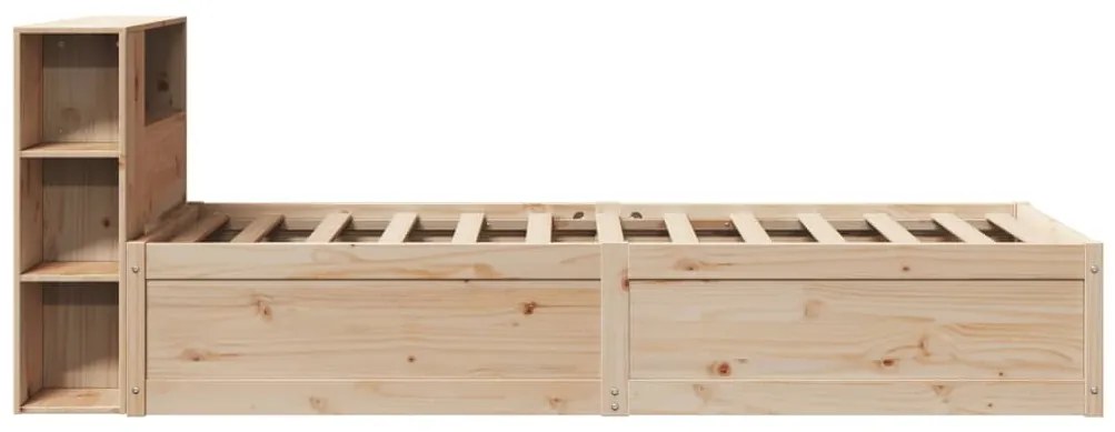 vidaXL Σκελετός Κρεβατιού Χωρίς Στρώμα 90x190 εκ Μασίφ Ξύλο Πεύκου