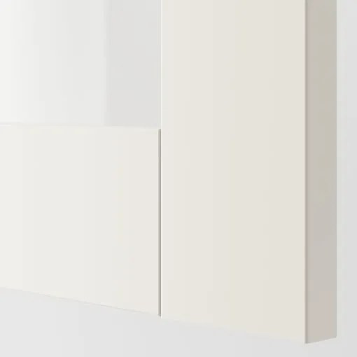 METOD ντουλάπι τοίχου με 2 γυάλινες πόρτες, 80x40 cm 794.555.68
