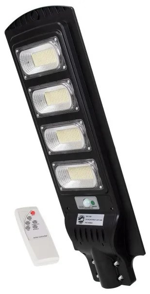 Αυτόνομο Ηλιακό Φωτιστικό Δρόμου 200W 6000K ABS Μαύρο 71553 Globostar-71553-Μαύρο 71553