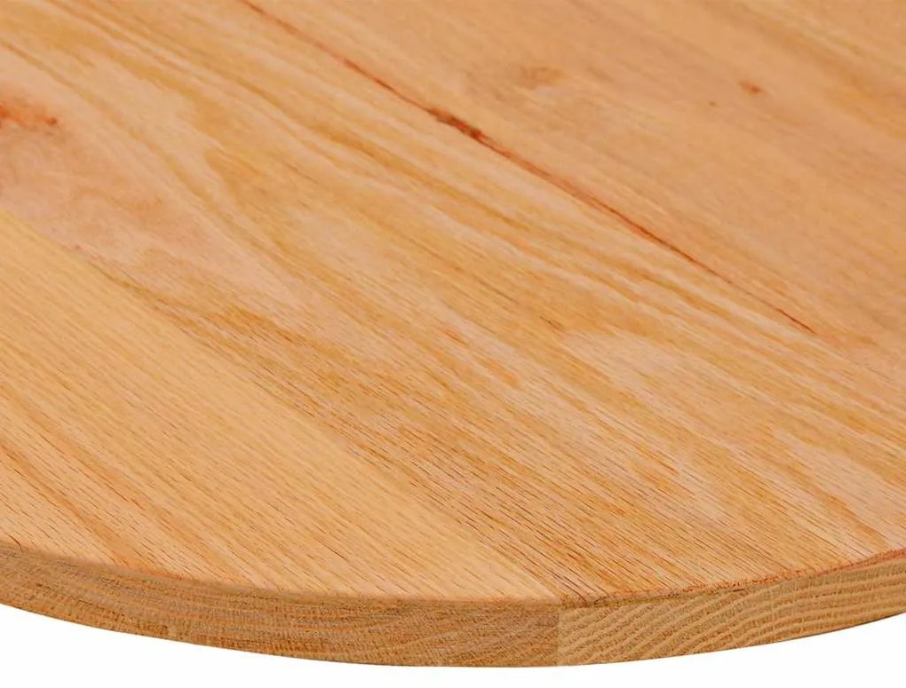Επιτραπέζια επιφάνεια Ανοιχτό Καφέ 120x60x2 εκ. Ξύλο Δρυός Οβάλ - Γκρι