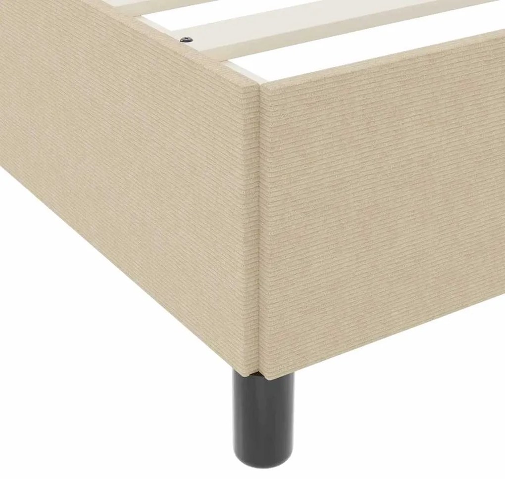 vidaXL Κρεβάτι με ελατήρια Γκρι Πράσινο 100 x 200 cm Βελούδο