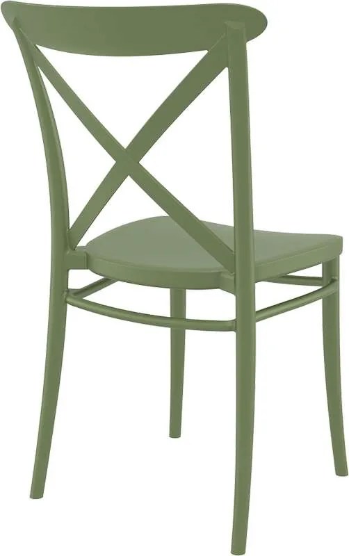 ΚΑΡΕΚΛΑ ΠΟΛ/ΝΙΟΥ ΚΡΟΣ OLIVE GREEN 51Χ51Χ87εκ.
