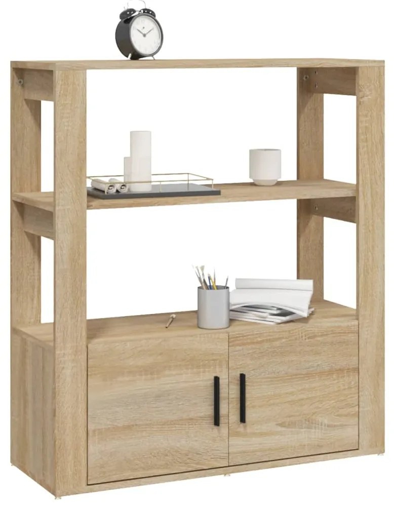 vidaXL Ντουλάπι Sonoma Δρυς 80x30x90 εκ. από Επεξεργασμένο Ξύλο