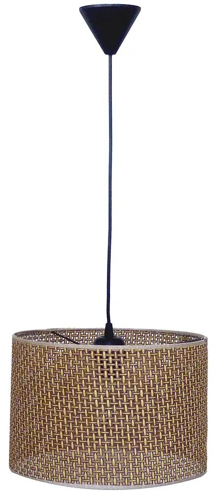 Φωτιστικό Οροφής ΗΚ-50 1/L 14-0326 1xE27 30x110cm Brown Heronia