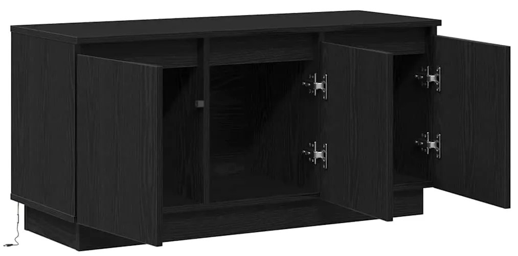 vidaXL Ντουλάπι TV Μαύρη Οξυά 100 x 38 x 49 εκ. Επεξεργασμένο ξύλο