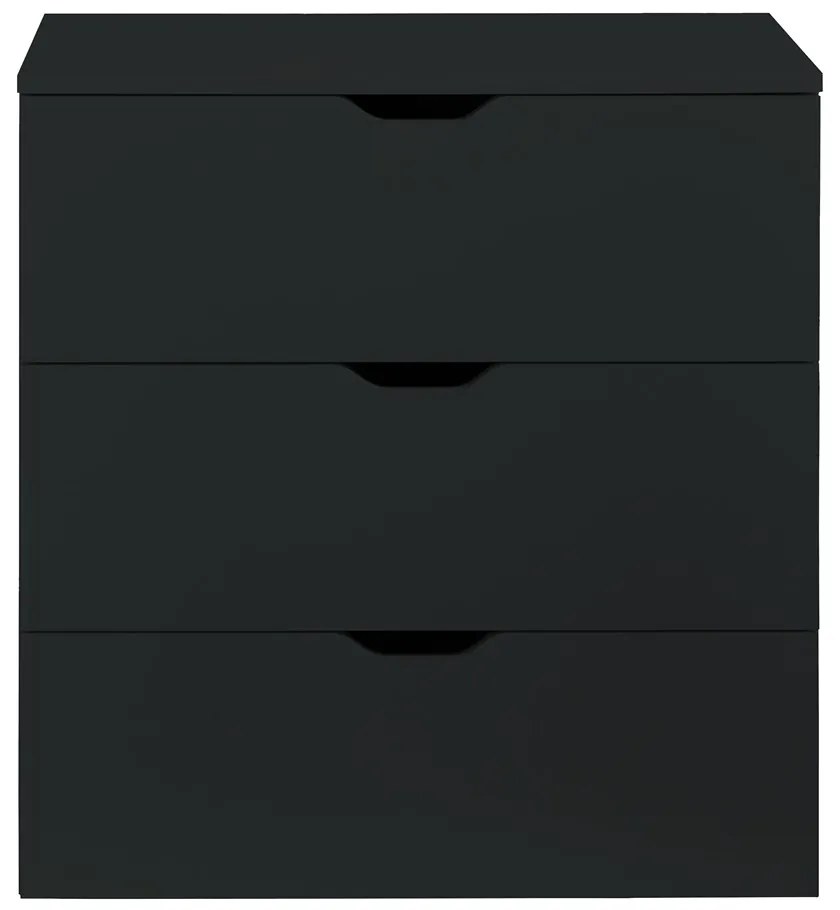 Sally Μπουφές Μαύρος 206x40x86