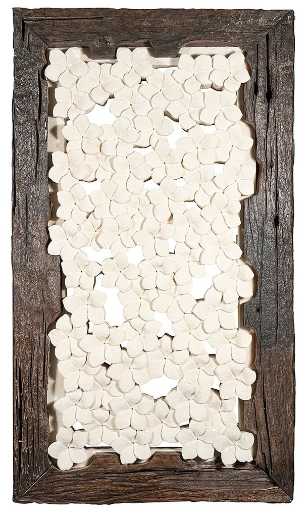 Wall decor S Line 0.7m X 1.2m χειροποίητο με σκαλιστά μοτίβα S2172-00N3