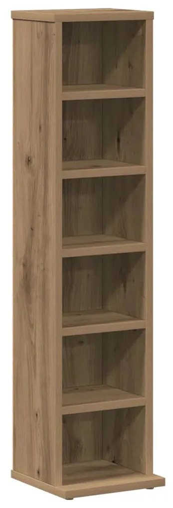 vidaXL Ντουλάπι CD Artisan Oak 21x20x88 cm Κατασκευασμένο ξύλο