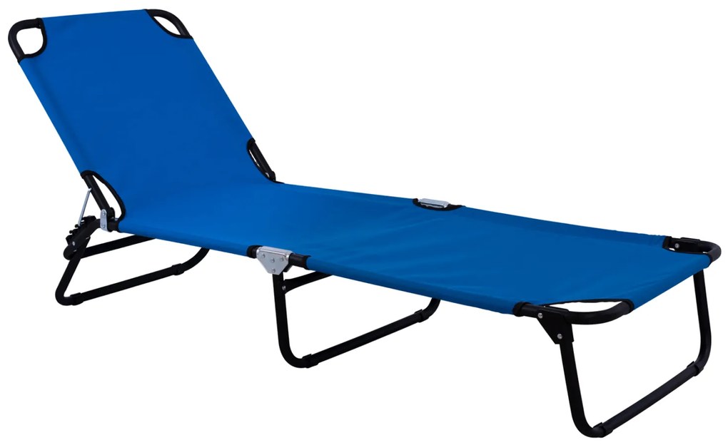 ΞΑΠΛΩΣΤΡΑ ΜΕΤΑΛΛΙΚΗ KALYNDA ΜΑΥΡΗ ΜΕ ΜΠΛΕ ΥΦΑΣΜΑ HM5278