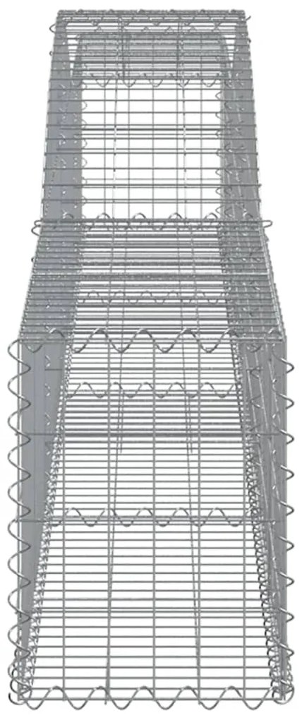 vidaXL Συρματοκιβώτιο Τοξωτό 400x30x40/60εκ. από Γαλβανισμένο Χάλυβα