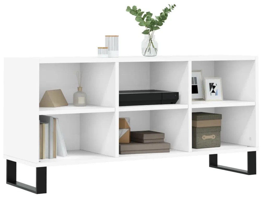 vidaXL Έπιπλο Τηλεόρασης Λευκό 103,5 x 30 x 50 εκ. από Επεξεργ. Ξύλο