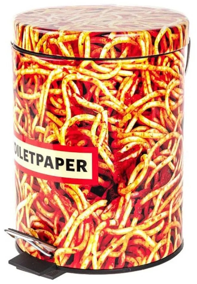 Κάδος Απορριμμάτων Spaghetti 5Lt 13447 39,5x25x25cm Multi Seletti Μέταλλο,Πλαστικό