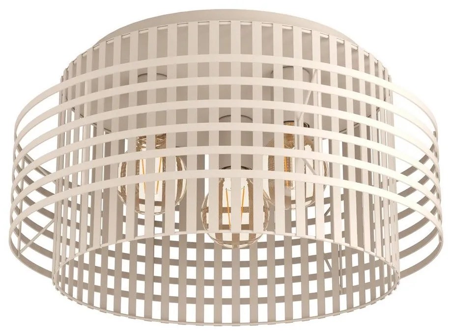 Φωτιστικό Οροφής - Πλαφονιέρα Oltamar 390144 3xΕ27 48x25,5cm Sand Eglo