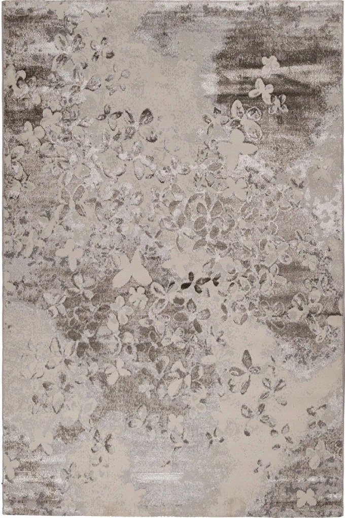 Χαλί Gossip 8253A Grey-Beige Vizon Βιοκαρπέτ 200X290cm