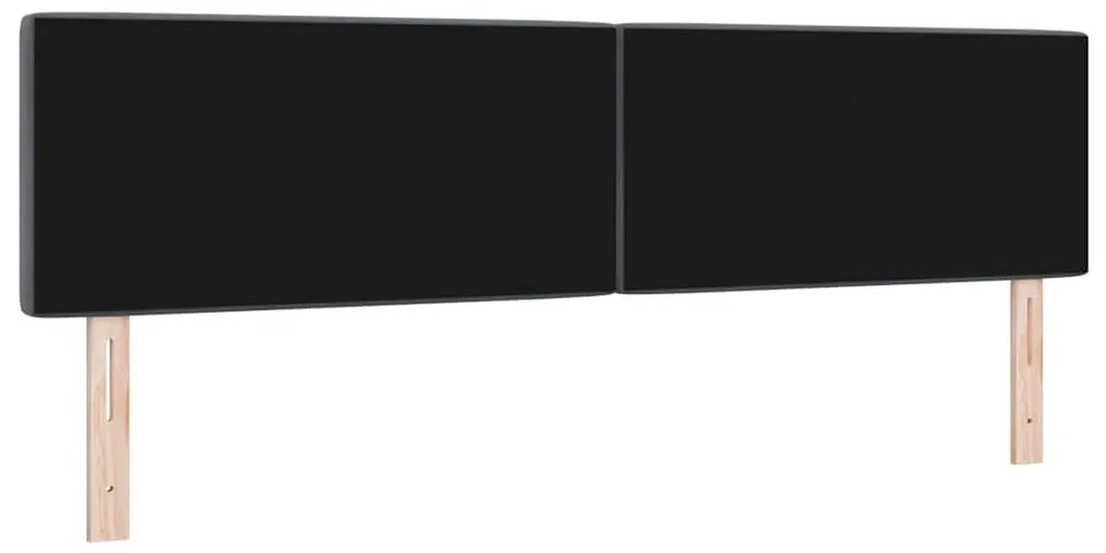 vidaXL Βελούδινο Κεφαλάρι Argyle Σκούρο Γκρι 180 cm Βελούδο