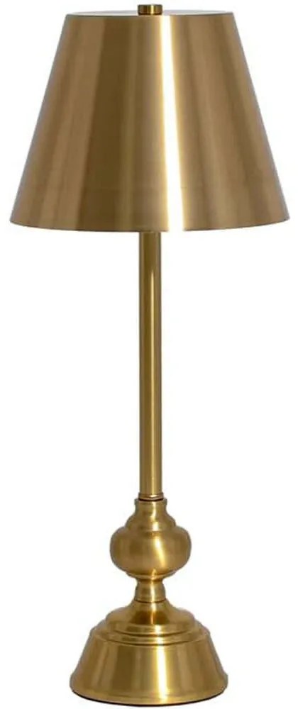 Φωτιστικό Επιτραπέζιο 035-125-111 20x52cm Ε27 60W Gold
