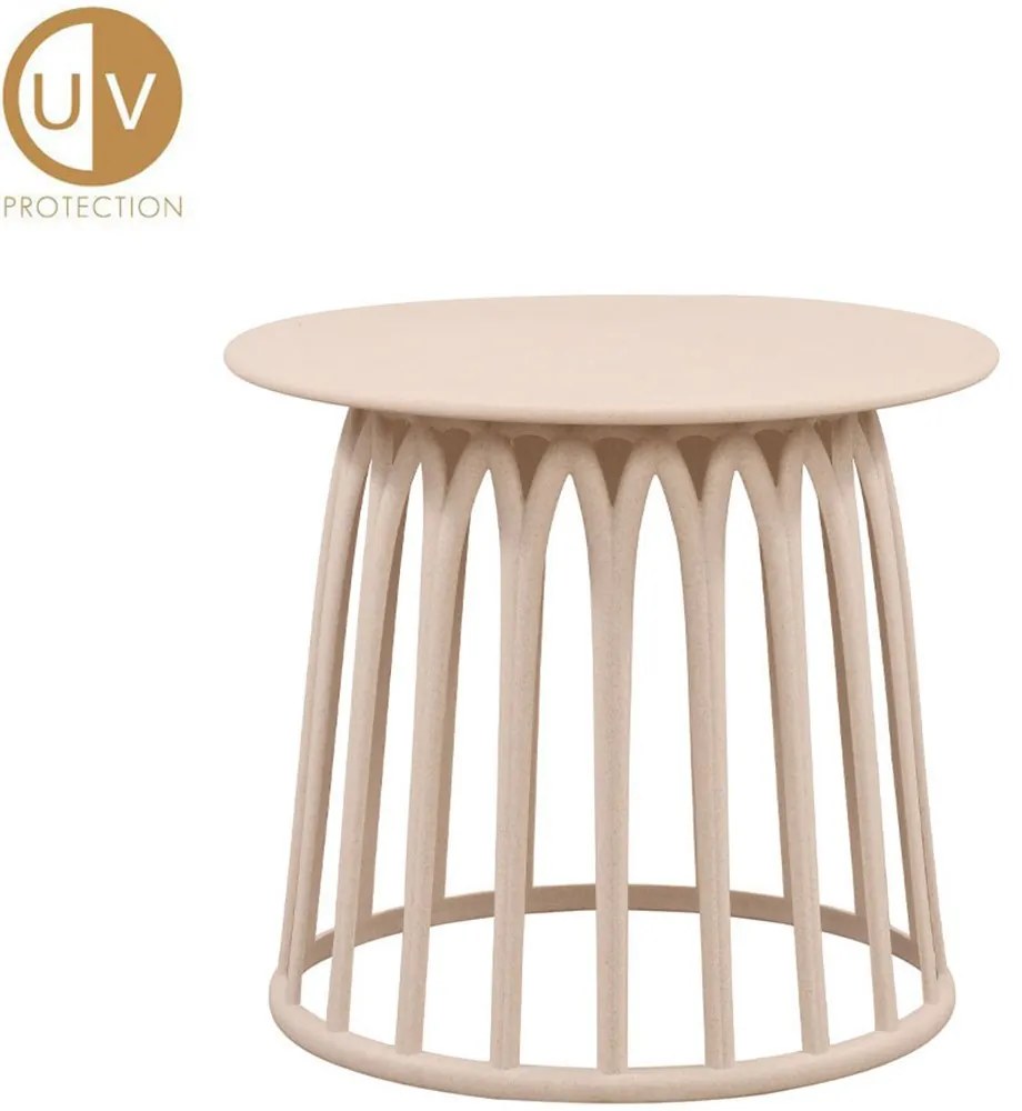 Τραπέζι Coffee Basket 27-0260 49.5x49.5x44 Terrazzo