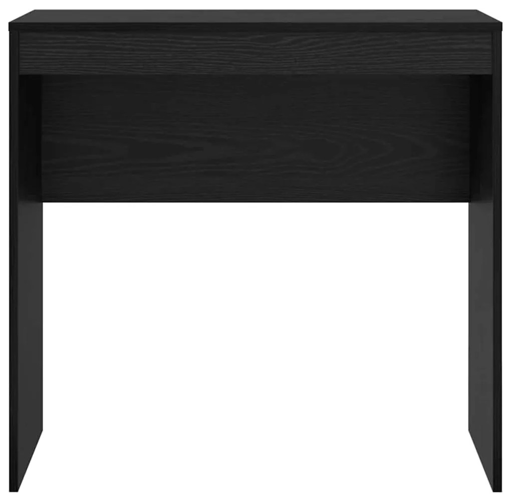 vidaXL Γραφείο Μαύρη δρυς 80 x 40 x 76 εκ. Επεξεργασμένο ξύλο