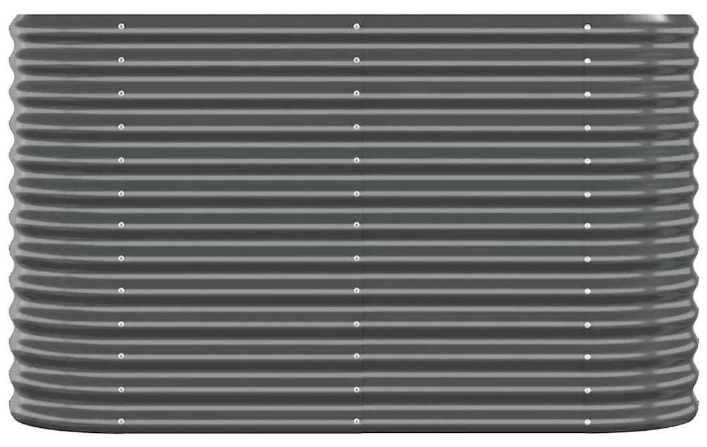 vidaXL Ζαρντινιέρα Ανθρακί 114x40x68 εκ Ατσάλι με Ηλεκτρ. Βαφή Πούδρας
