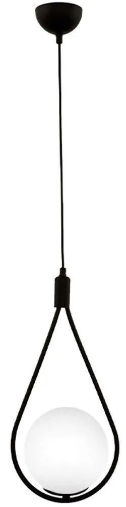 Φωτιστικό Οροφής Shemesh 0189385 20x20x85cm 1xE27 60W Black-White Megapap Metal