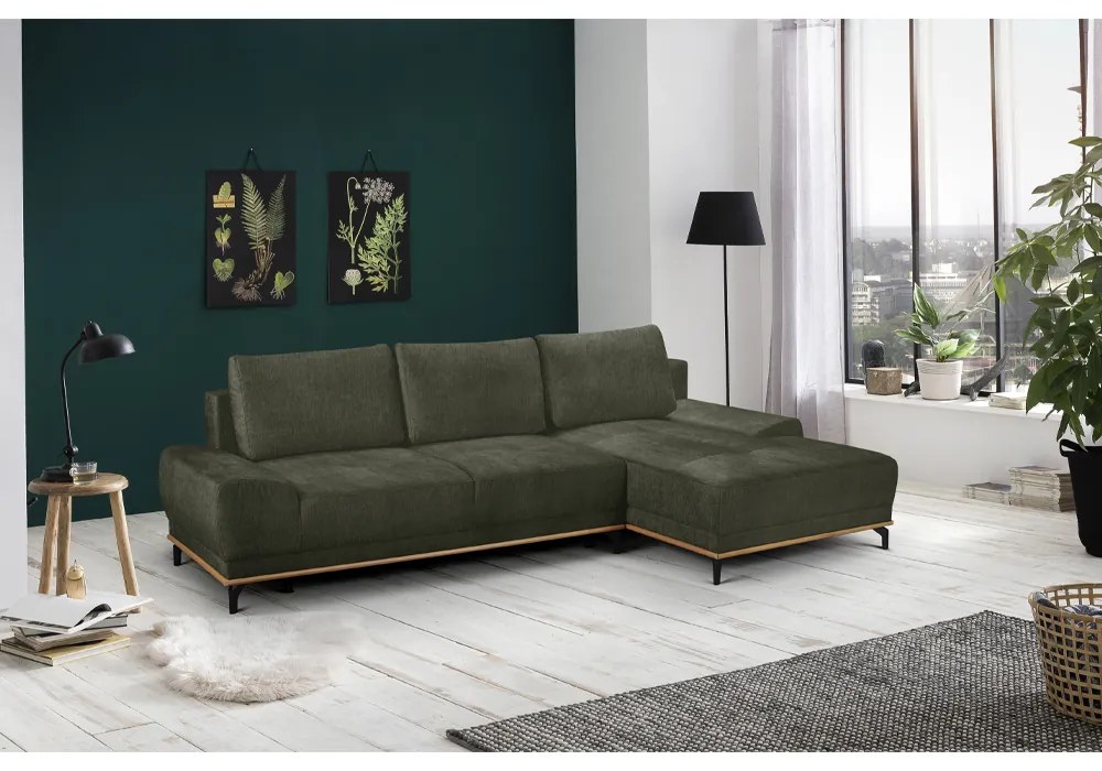 NATURA ΚΑΝΑΠΕΣ ΚΡΕΒΑΤΙ ΓΩΝΙΑ ΔΕΞΙΑ ΛΑΔΙ 283x164x90 - 70-0400