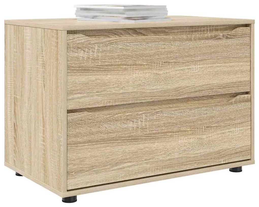 vidaXL Ντουλάπι αποθήκευσης Δρύς Sonoma 80 x 48 x 57 εκ