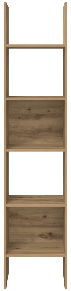 vidaXL Βιβλιοθήκη artisan δρυς 40 x 35 x 180 εκ. Επεξεργασμένο ξύλο