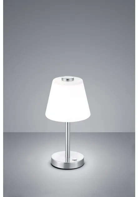 Επιτραπέζιο Φωτιστικό LED 4,5W Νίκελ Ματ Dimmer Emerald 525490107 Trio Lighting-525490107-Νίκελ Ματ 525490107