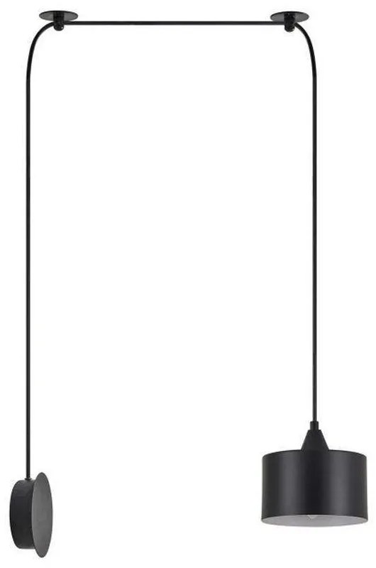 Φωτιστικό Οροφής 77-9035 50x14x300cm 1xE27 60W Black Homelighting