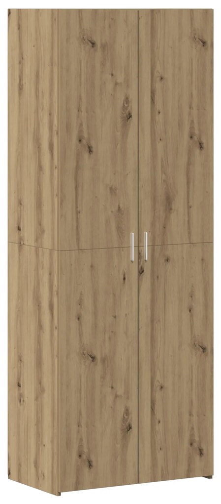 vidaXL Ντουλάπα Αποθήκευσης Ξύλο Δρυός 70x42.5x225 εκ. Επεξεργασμένο Ξύλο