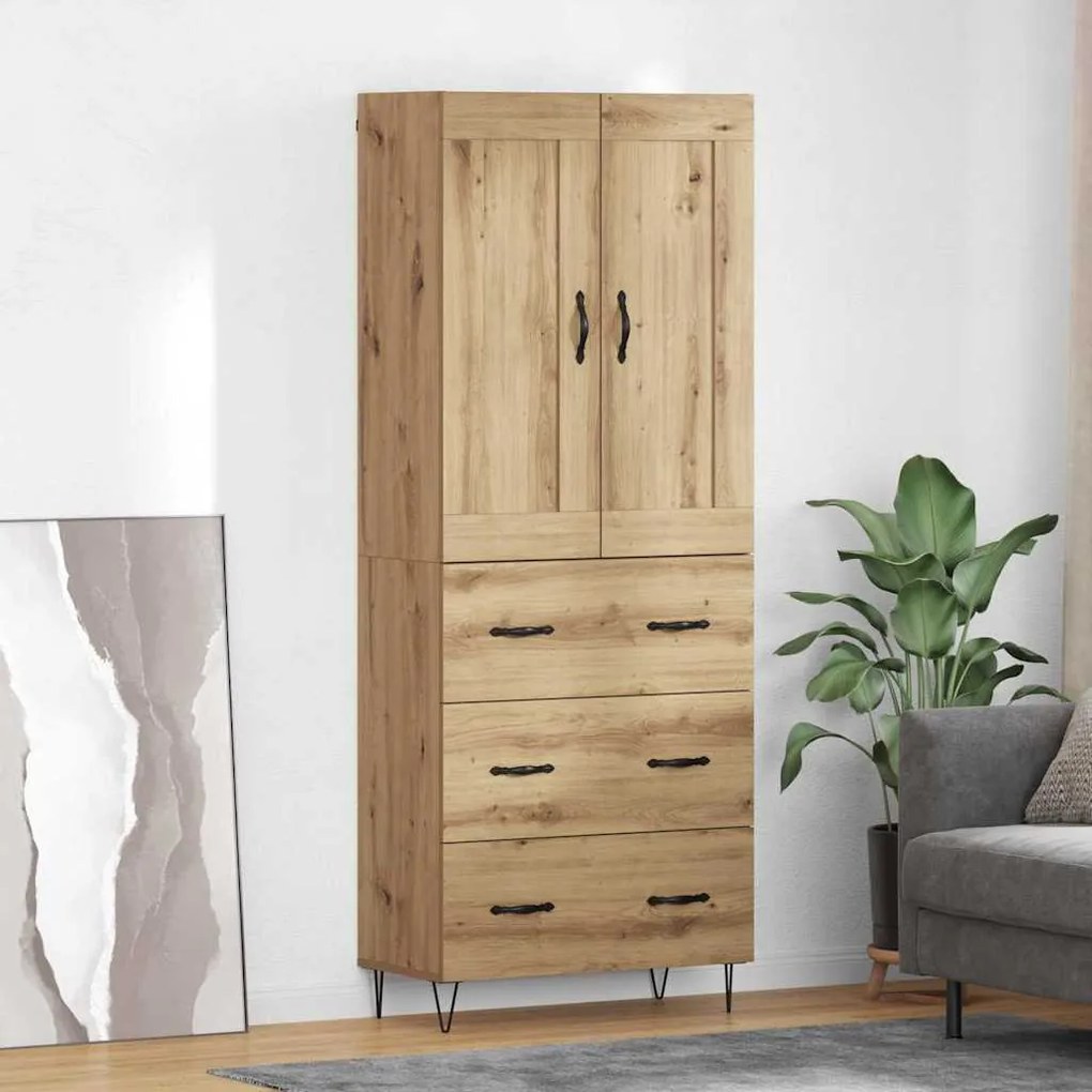 Highboard Artisan Oak 69,5 x 34 x 180 εκ. Επεξεργασμένο ξύλο