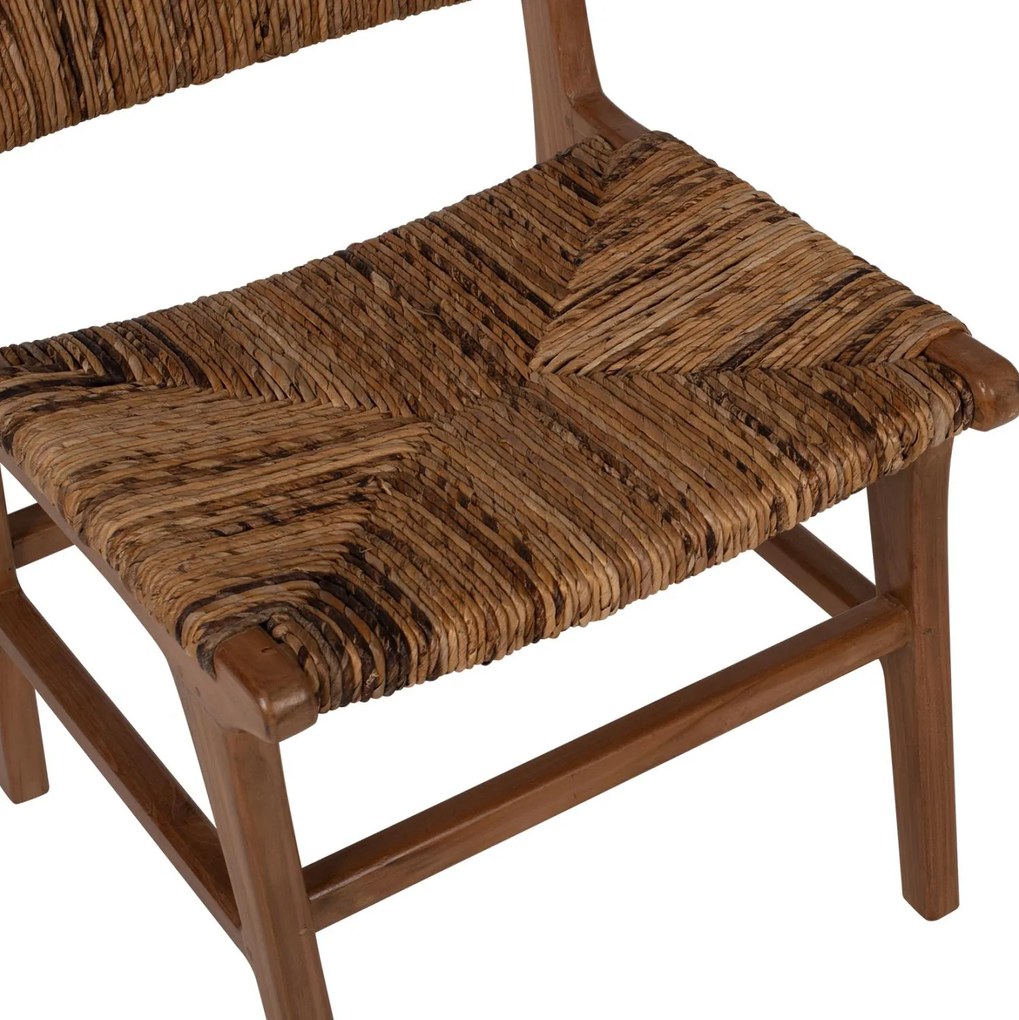 Καρέκλα C9399.01 Μασίφ Ξύλο Teak Φυσικό 51x60,5x88εκ. 51x60.5x88 εκ.