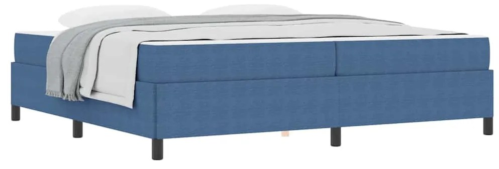 vidaXL Σκελετός Κρεβατιού Μπλε 200 x 200 cm Βελούδο