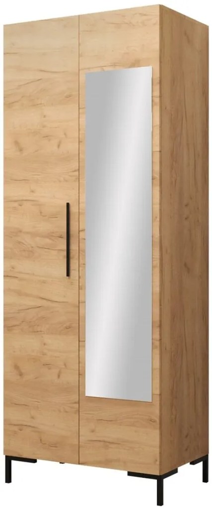 Γκαρνταρόμπα Zilion με Καθρέπτη-Fusiko - 74.00Χ44.00Χ196.00cm