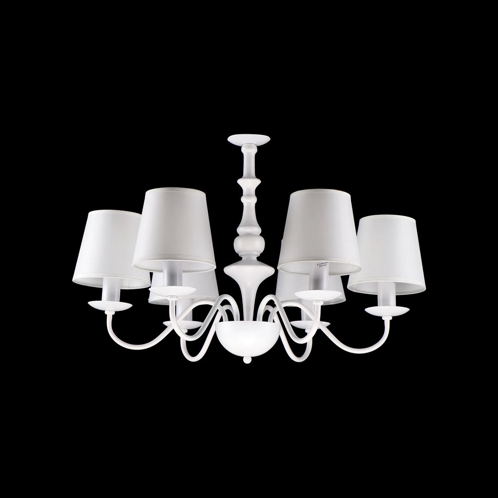 Φωτιστικό Οροφής KQ 2576/6 BELO WHITE PENDANT Δ4 - 51W - 100W - 77-8086