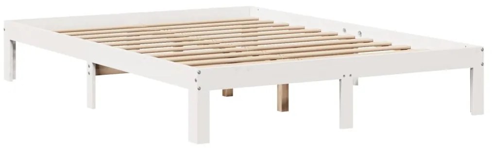 vidaXL Κρεβάτι Βιβλιοθήκη Χωρίς Στρώμα 120x200 εκ Μασίφ Ξύλο Πεύκο